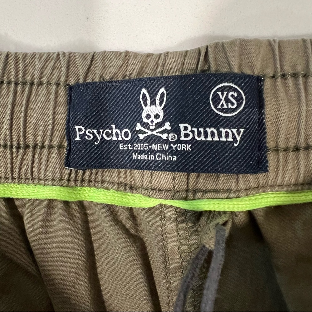 Psycho Bunny‎ men's olive green shorts size xs NWT - Picture 8 of 15
